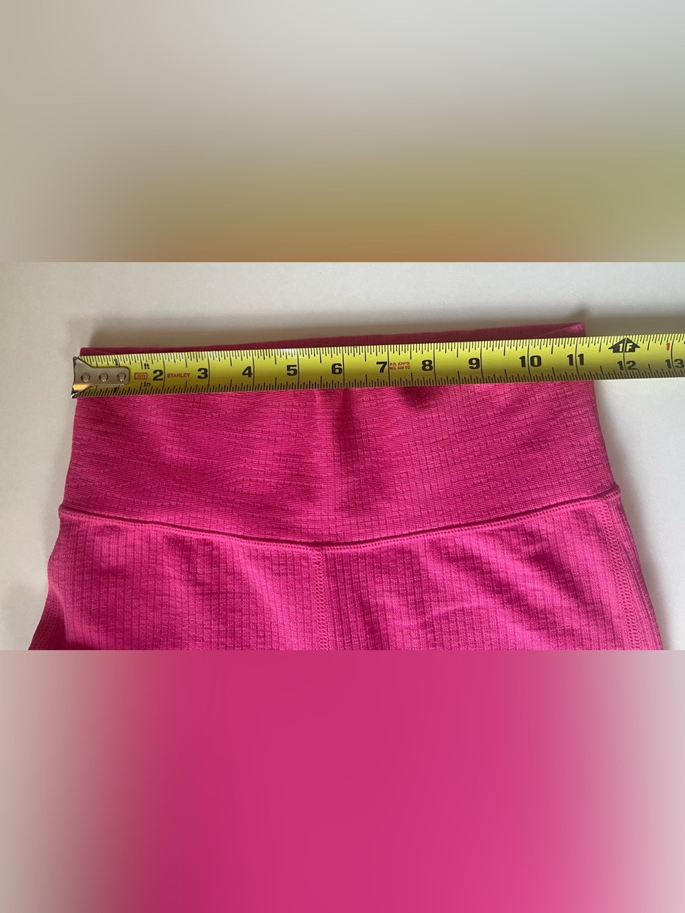 JoyLab Hot Pink Ribbed Twist-Front Crop Top & Leggings Pilates Yoga Wear - Picture 13 of 13